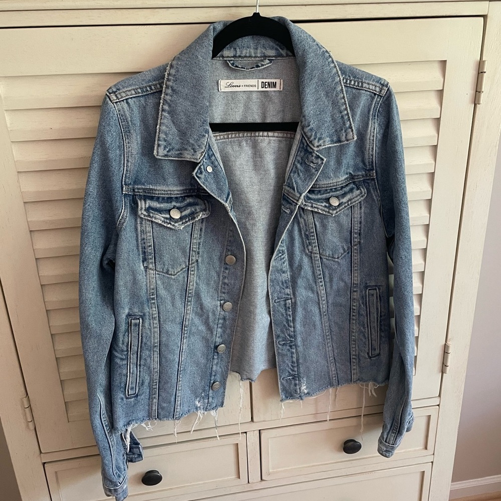 Lovers + Friends Jean Jacket - M